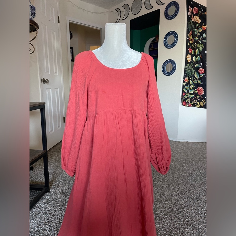 Coral Maxi Dress